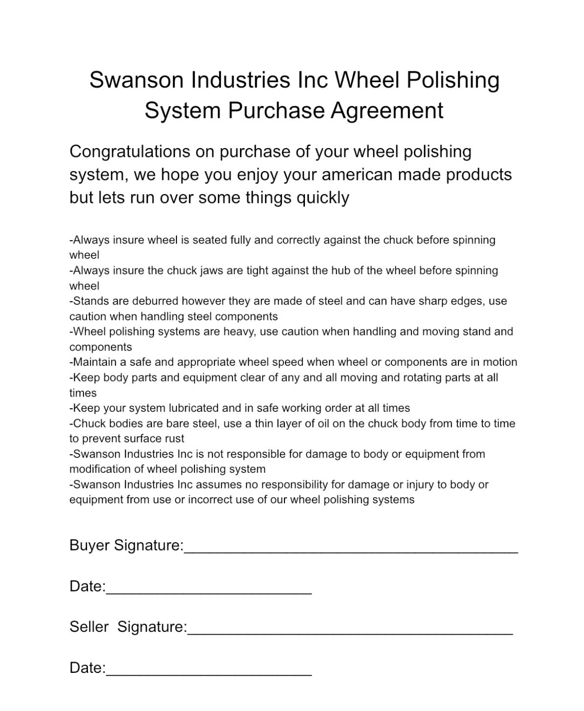 Wheel Polishing Stand