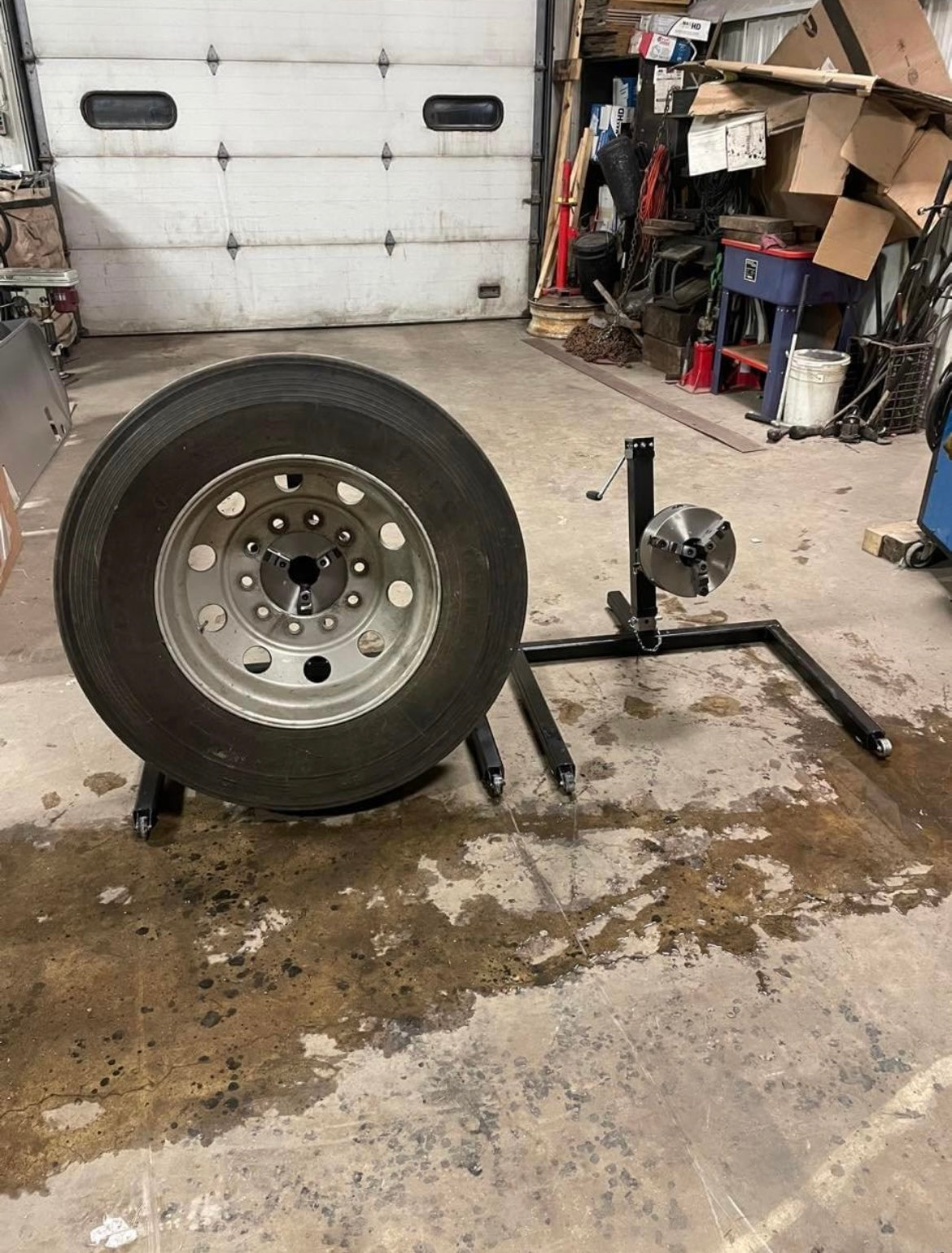 Wheel Polishing Stand