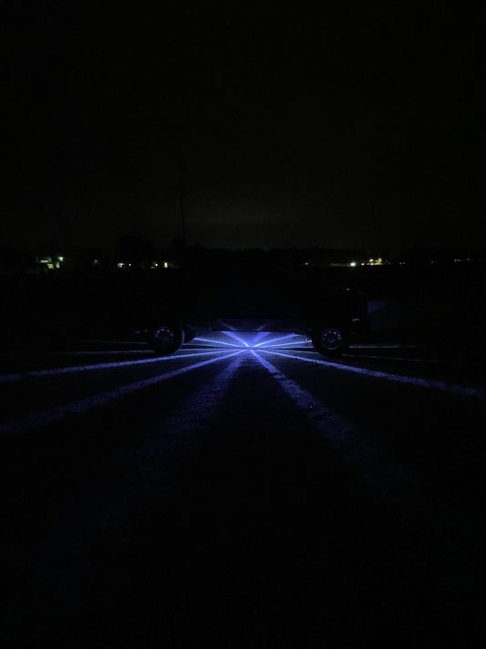 H11 Purple Lens White LED Bulb Watermelon Light